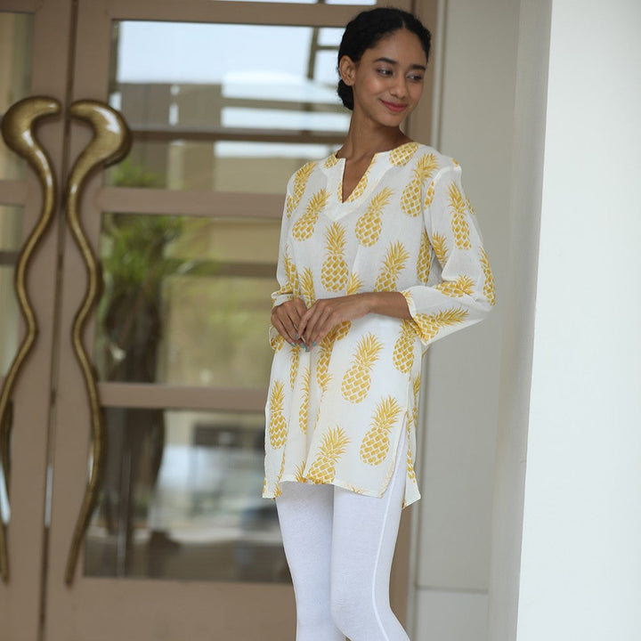 Pineapple Yellow Kurta